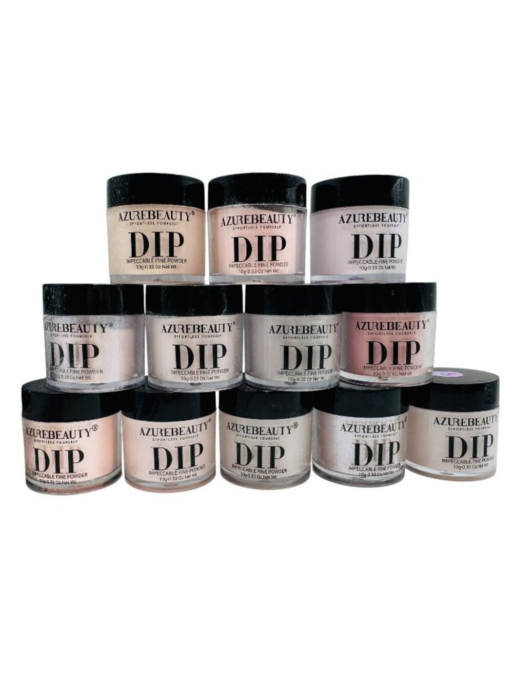 AzureBeauty Dip Powder Nail Kit 15 Colors 10g Each (No Seal, looks Full)